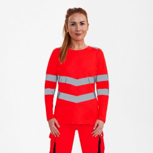 FE Engel damska koszulka Safety Ladies T-shirt L/S 9543-182/47