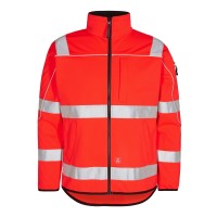 FE Engel kurtka softshellowa Safety EN 20471 Softshell Jacket - Red