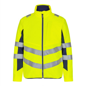FE Engel kurtka odblaskowa Safety Quilted Inner Jacket - Yellow/Blue Ink