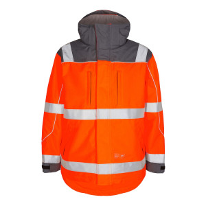 FE Engel kurtka odblaskowa Safety Pilot Shell Jacket - Orange/Grey