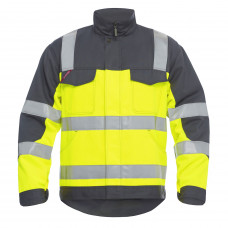 FE Engel lekka kurtka Safety EN 20471 Jacket - Yellow/Grey
