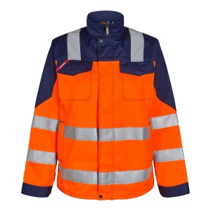FE Engel damska kurtka robocza Safety Safety Ladies Jacket - Orange/Navy