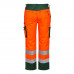 FE Engel spodnie damskie Safety Ladies Trousers - Orange/Green