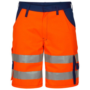 FE Engel krótkie spodnie robocze Safety EN 20471 Shorts - Orange/Navy