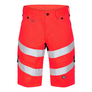 FE Engel krótkie spodnie odblaskowe Safety Shorts - Red/Black